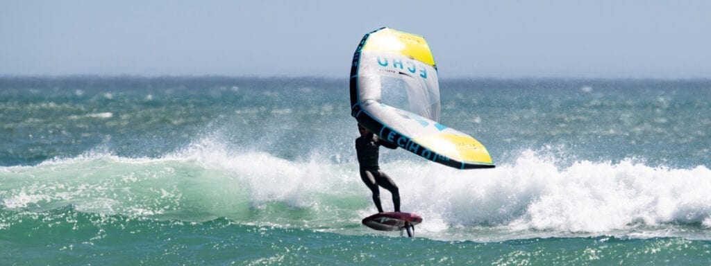 Wing foil en Flag Beach
